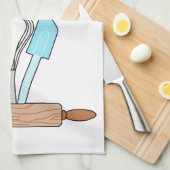 ベーカーツパーソナライズされたール キッチンタオル (四つ折り)