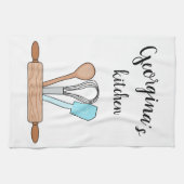 ベーカーツパーソナライズされたール キッチンタオル (横)