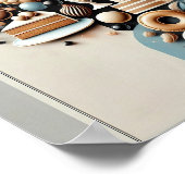 ベーカーパティシエのための完璧なウォールデコル ポスター (角)