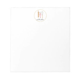 ベーカーパーソナライズされたパティシシェフベーキング器 ノートパッド