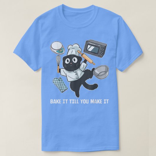 ベーカーベーキングまで作おもしろいる Tシャツ (デザイン正面)