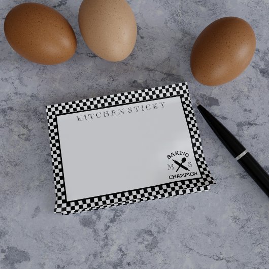 ベーカーベーキングチャンピオンキッチンポストitメモ ポストイット