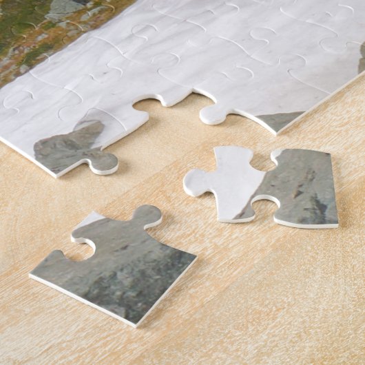 ベーカー山とアルパインレイクフォトパズル ジグソーパズル (側面)