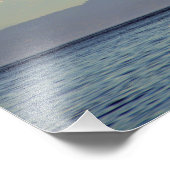 ベーカー山と帆船 – ワシントンPuget Sound フォトプリント (角)