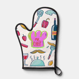 ベーカー最高のの友人：オーブンミッツのホルダーセット 鍋つかみ