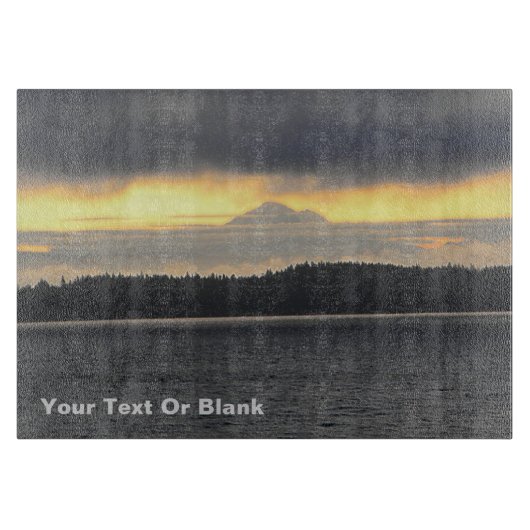 ベーカー火山 カッティングボード (正面)