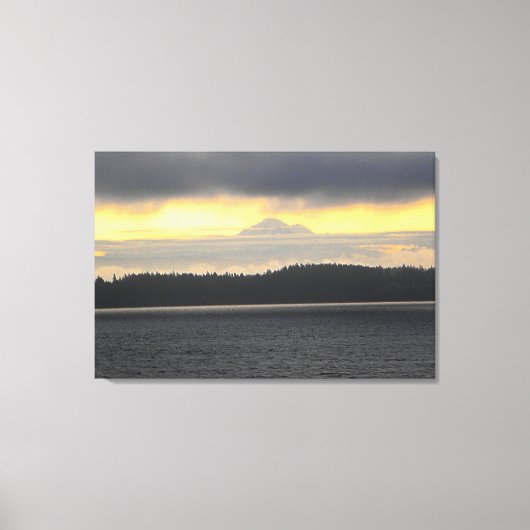 ベーカー火山 キャンバスプリント (正面)