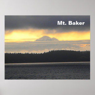 ベーカー火山 ポスター