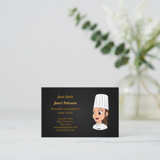 ベーカー用名刺 名刺 (スタンド正面)