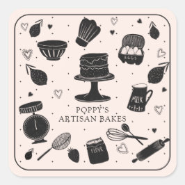 ベーカー用品ベーカリー スクエアシール