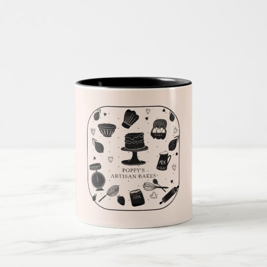ベーカー用品ベーカリー ツートーンマグカップ (中央)