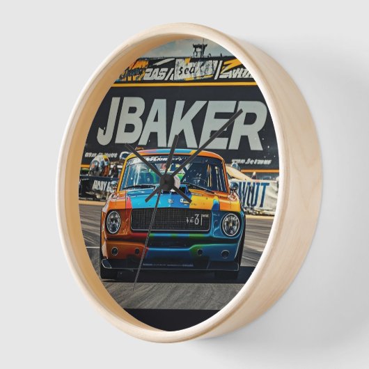 ベーカー競走 壁時計 (傾斜)