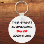 ベーカー素晴らしー キーホルダー (正面)
