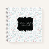 ベーカー茶タイムドードレスデザートレシピ調理師本 ノートブック (正面)