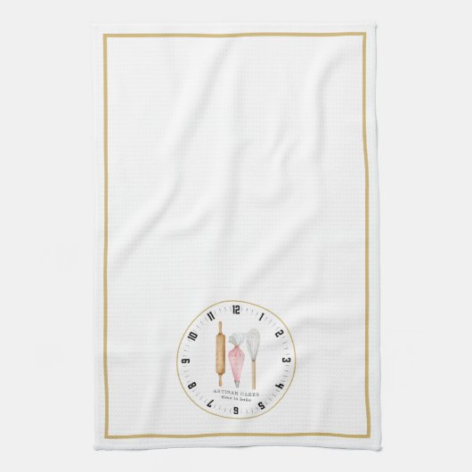 ベーカー菓子シェフが焼く時間 キッチンタオル (縦)