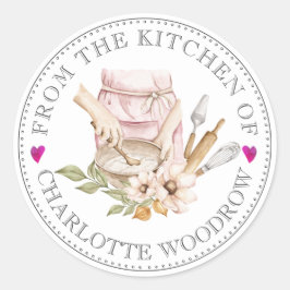 ベーカー菓子シェフツールフードラベルシール ラウンドシール