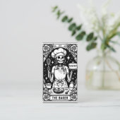 ベーカー菓子シェフデザートケーター 名刺 (スタンド正面)