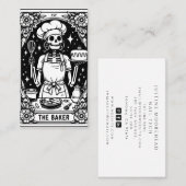 ベーカー菓子シェフデザートケーター 名刺 (正面/裏面)