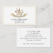 ベーカー菓子シェフベーカーズツール用品 名刺 (正面/裏面)