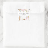 ベーカー菓子シェフ水カラーフローラツール スクエアシール (バッグ)