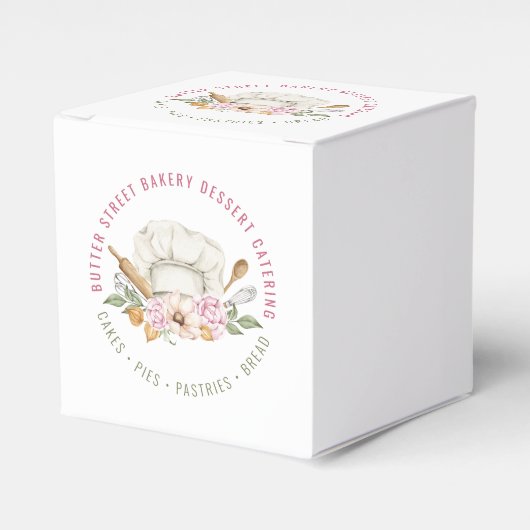 ベーカー菓子シェフ水彩ベーキング器具 フェイバーボックス (正面サイド)