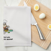 ベーカー飾のケーキのキッチンタオル キッチンタオル (四つ折り)