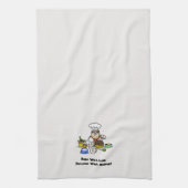 ベーカー飾のケーキのキッチンタオル キッチンタオル (縦)