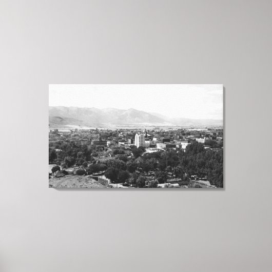 ベーカー、オレゴン州タウンビュー写真ベーカー、または キャンバスプリント (正面)