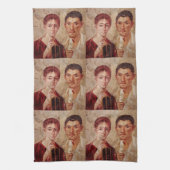 ベーカー・テレンティウス・ネオとその妻のフレスコ キッチンタオル (縦)