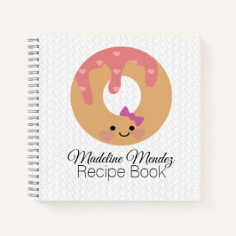 ベーカー・ドーナツ・スパイラル・ノートブック・キッズレシピブック ノートブック