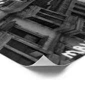 ベーカー・ビルからのメイン・セントの北東ビュー ポスター (角)