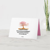 ベーカー/ベーカリー/パティシエ4グリーティングカード サンキューカード (裏面)