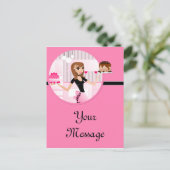 ベーカー/ベーカリー/パティシエ5葉書 ポストカード (スタンド正面)