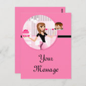 ベーカー/ベーカリー/パティシエ5葉書 ポストカード (正面/裏面)