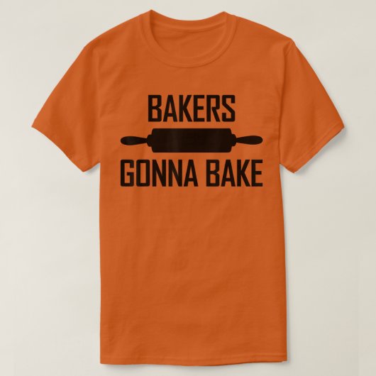ベーカーTees & ベーキングギフト Tシャツ (デザイン正面)