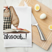 ベーキングおもしろいガールおもしろいキッチンハンドタオル、ベーキング キッチンタオル (四つ折り)