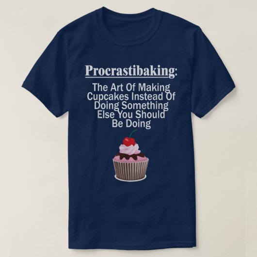 ベーキングおもしろいギフト先駆けギフト Tシャツ (デザイン正面)