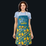 ベーキングおもしろいパン焼きレモン柄 エプロン<br><div class="desc">エプおもしろいロカッコいいンで料理のおもしろいを増やす。料理パーソナライズされた、ベーキング、キッチンで新しいレシピを試みる家族や友人のためのギフト。カスタマイズ大事な行事に合った文言。[デザインツール]を使用して、フォントの種類、フォントの色、およびフォントのサイズをさらに変更できる。</div>