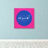 ベーキングおもしろい引用文タイポグラフィアートレトロカラー キャンバスプリント (インサイチュ (ウッドフロア))