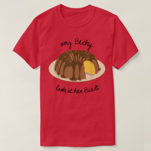 ベーキングおもしろいT for Baker Love Bake Bundt Cake T Tシャツ (デザイン正面)
