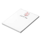 ベーキングかわいらしペストリーパーソナライズされた ノートパッド (回転)