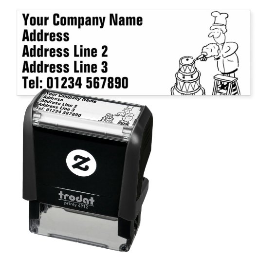 ベーキングとケーキ作り、ケーキ作り セルフインキングスタンプ