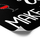 ベーキングとワインで全てを素晴らし作る ポスター (角)