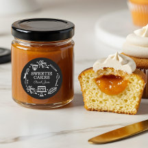 ベーキングと料理器具の白黒