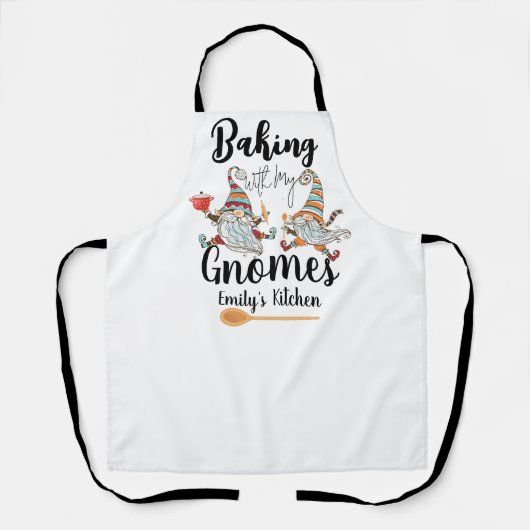 ベーキングと格言カスタムベーカリー格言ベーキング エプロン (正面)