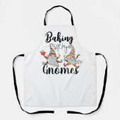 ベーキングと私の格言スカンジナビアモダンおもしろいの エプロン (正面)