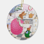 ベーキングのクッキーのオーナメント セラミックオーナメント (左)