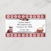 ベーキングのクッキーの名刺 名刺 (正面)