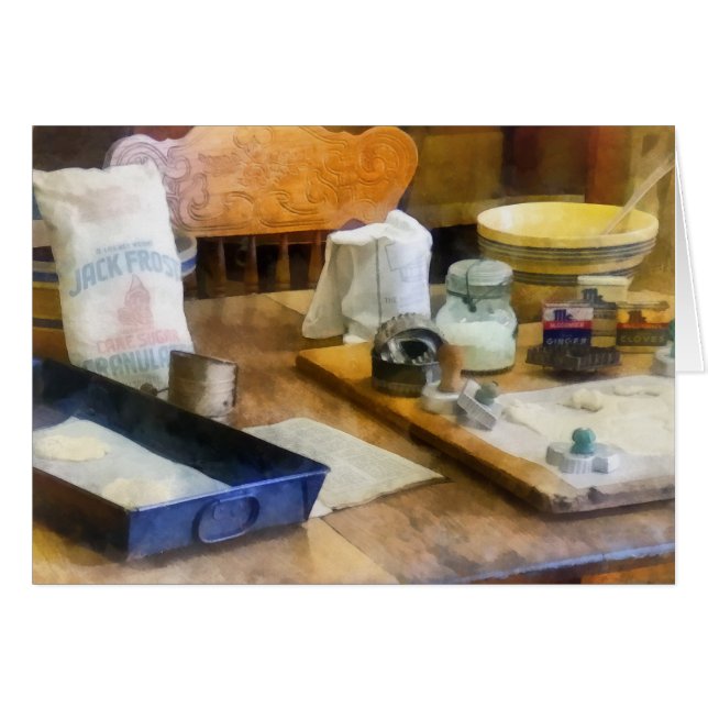 ベーキングのクッキー (正面横)