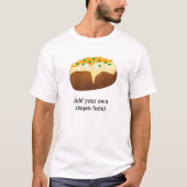 ベーキングのジャケットにチーズのを入れたポテトカスタム Tシャツ (正面)